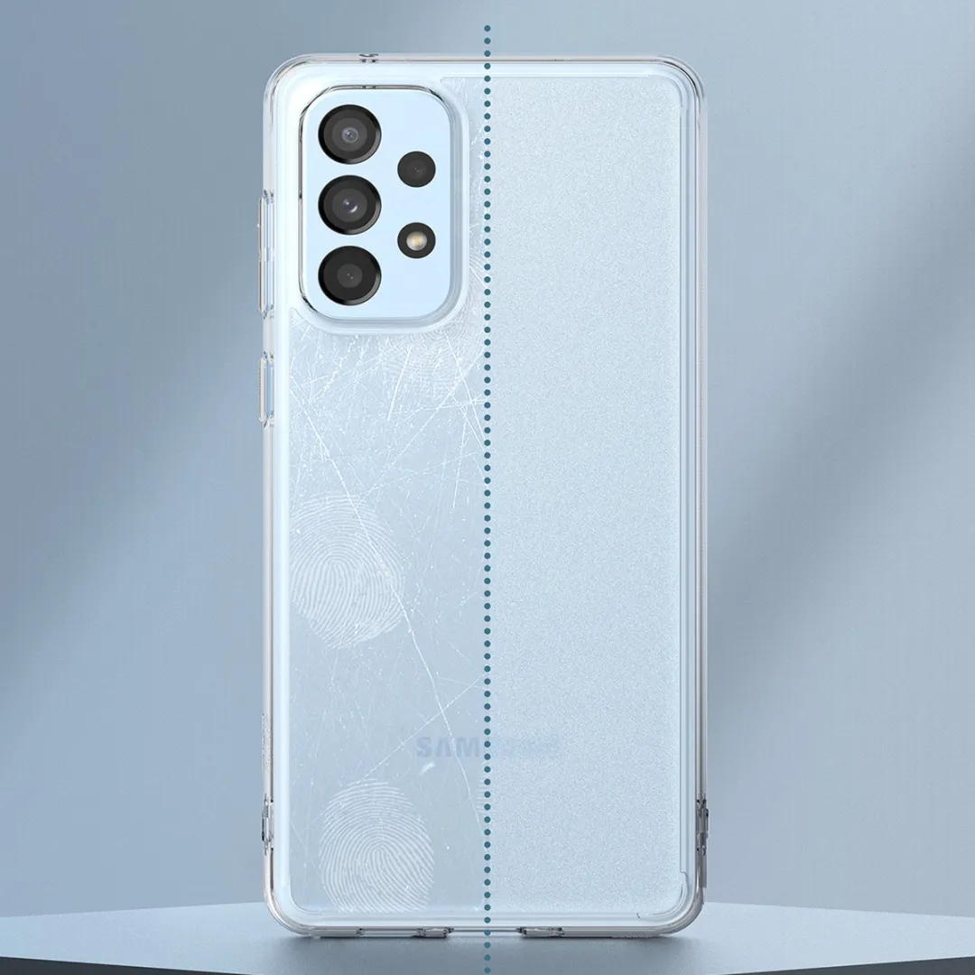 Ringke Fusion Matte Hoes Samsung Galaxy A73 - Transparant - afbeelding 2 van 6
