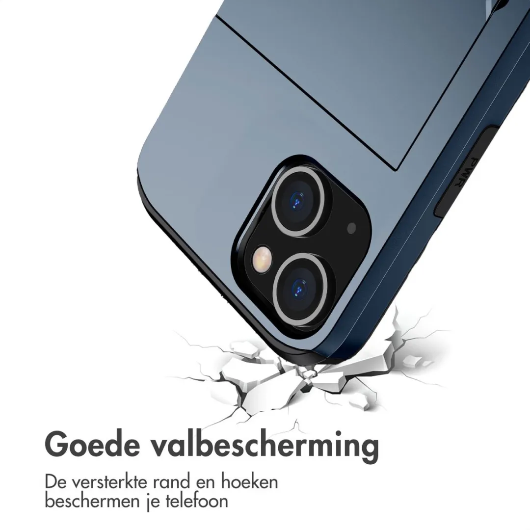 Imoshion Hoesje iPhone 14 - Donkerblauw - 2 Pasjes