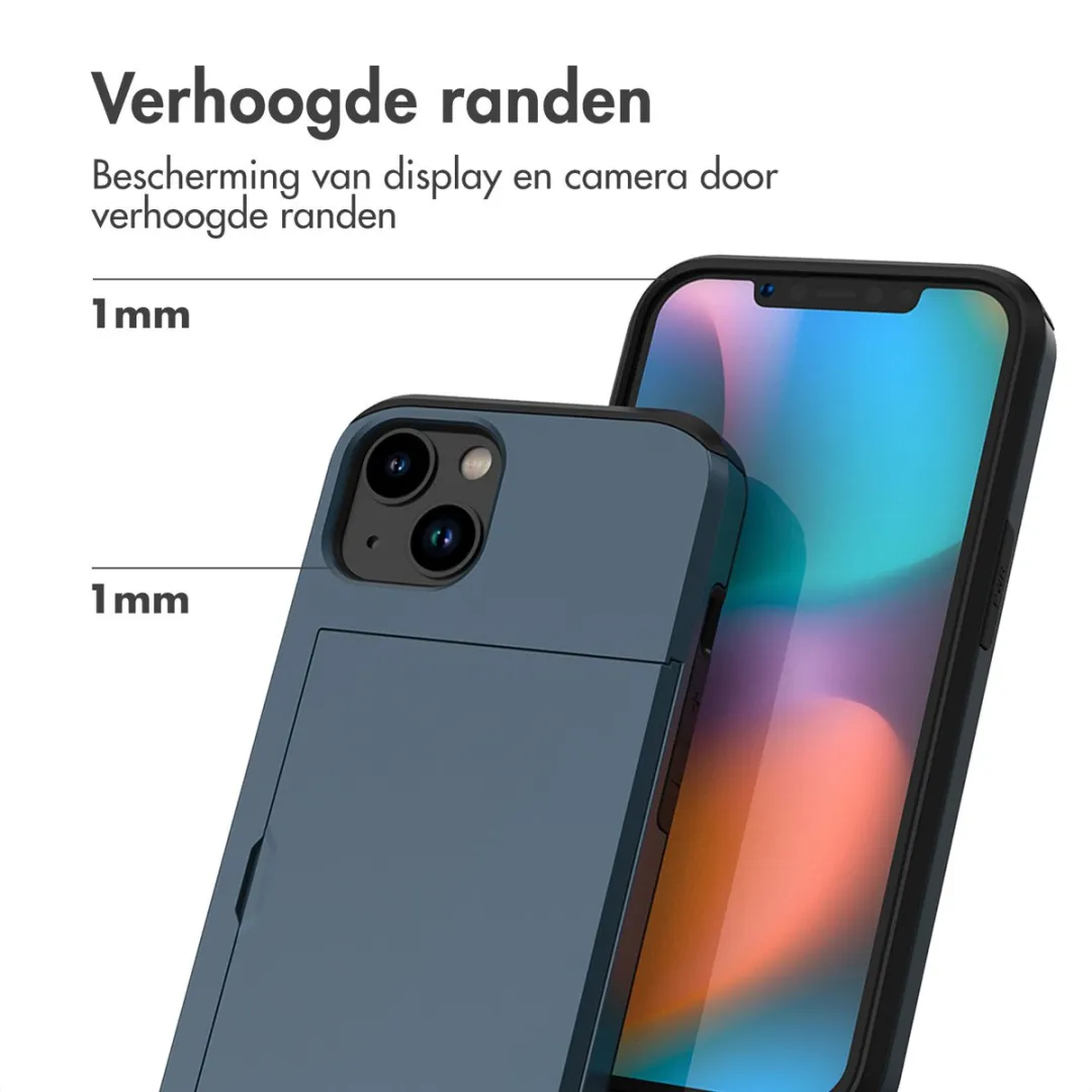 Imoshion Hoesje iPhone 14 - Donkerblauw - 2 Pasjes
