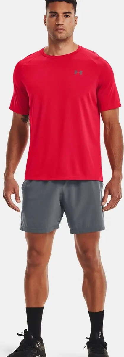 Under Armour UA Tech 2.0 Short Sleeve Tee - Rood - afbeelding 4 van 6