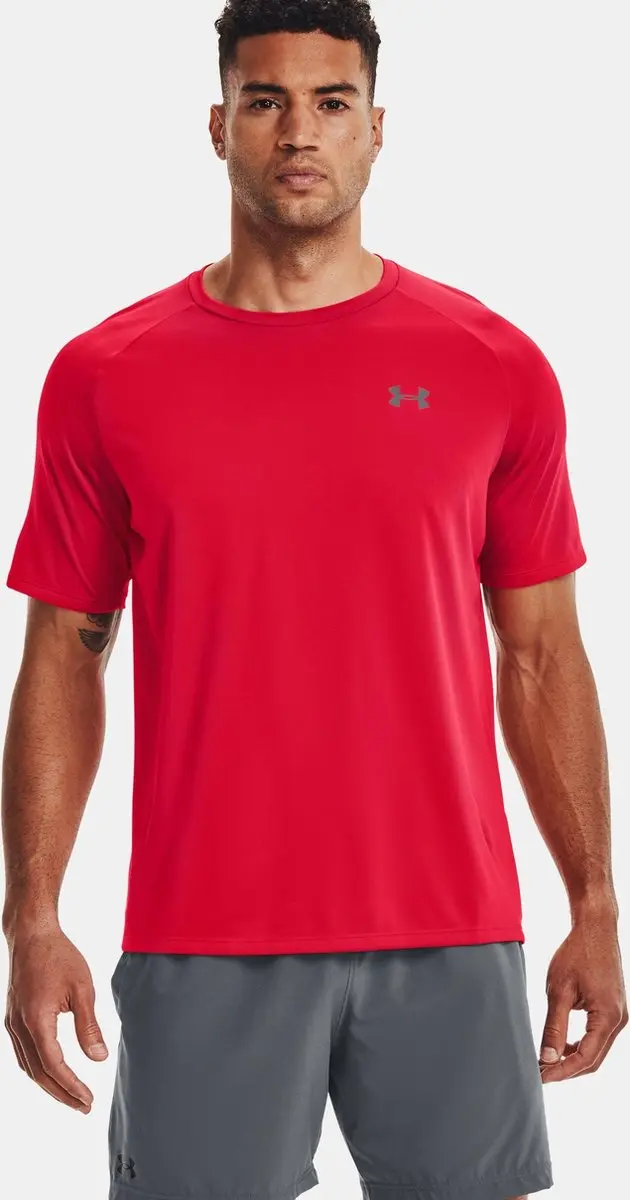 Under Armour UA Tech 2.0 Short Sleeve Tee - Rood - afbeelding 5 van 6