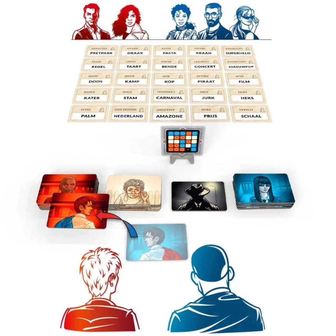 White Goblin Games Codenames Partyspel - 2-8 Spelers