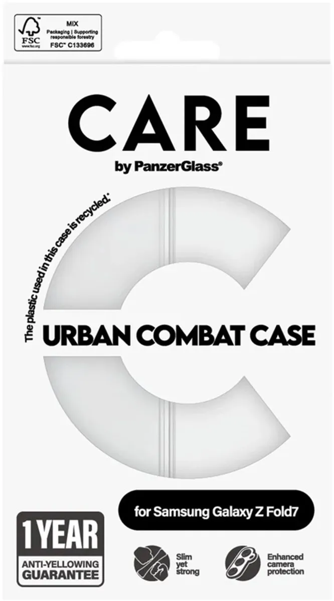 PanzerGlass Case Flagship Urban Combat Zwart - 5715685026430