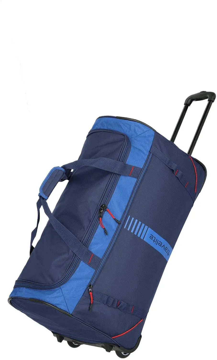 Travelite Basics Active Reistas met Wielen 86L - Marine Rood - afbeelding 3 van 6