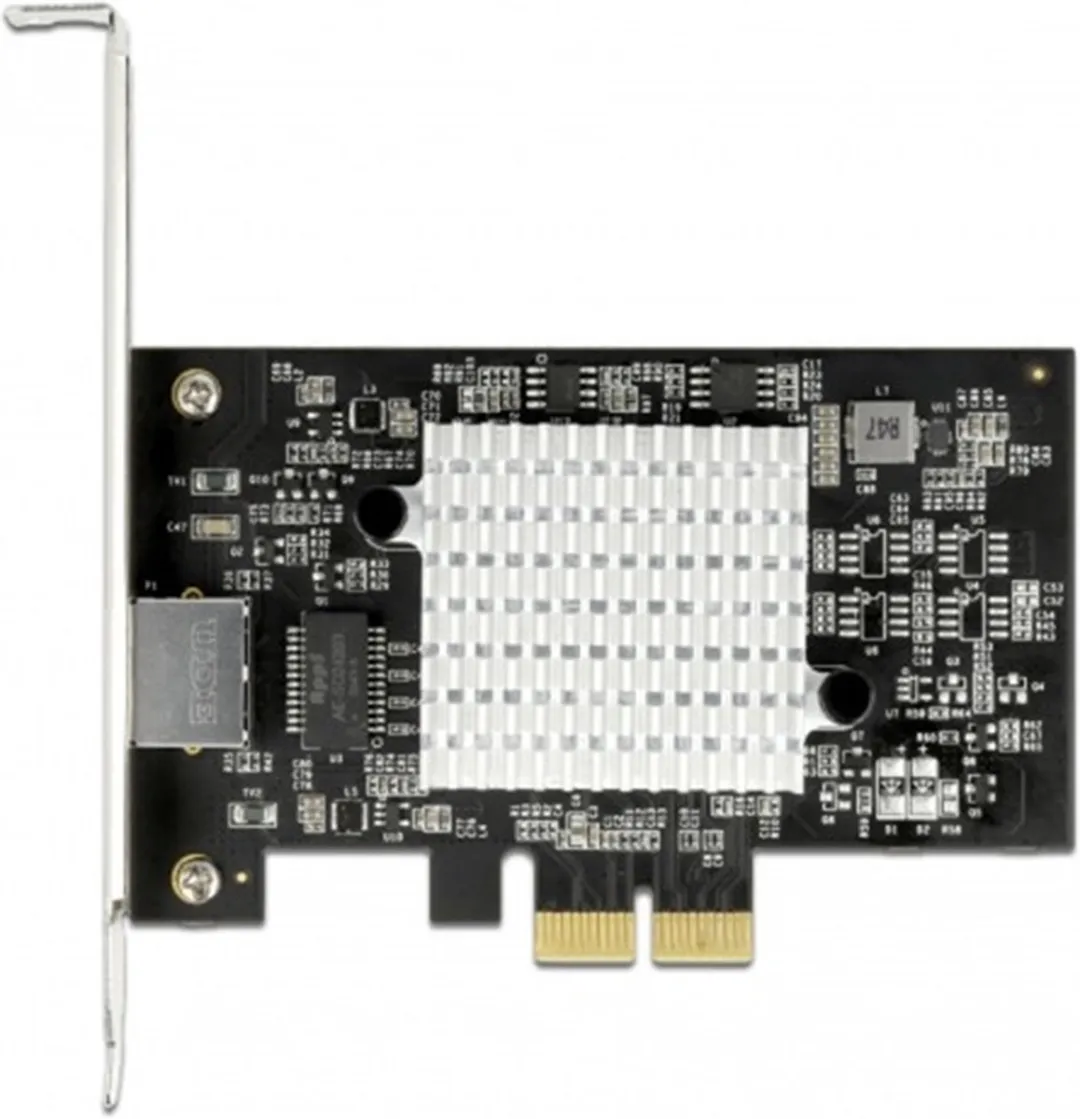 Delock PCIe 1x RJ45 10Gbps AQC113CS - Zwart