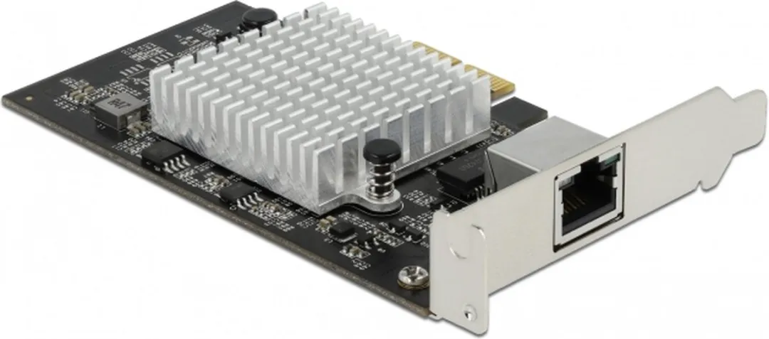 Delock PCIe 1x RJ45 10Gbps AQC113CS - Zwart