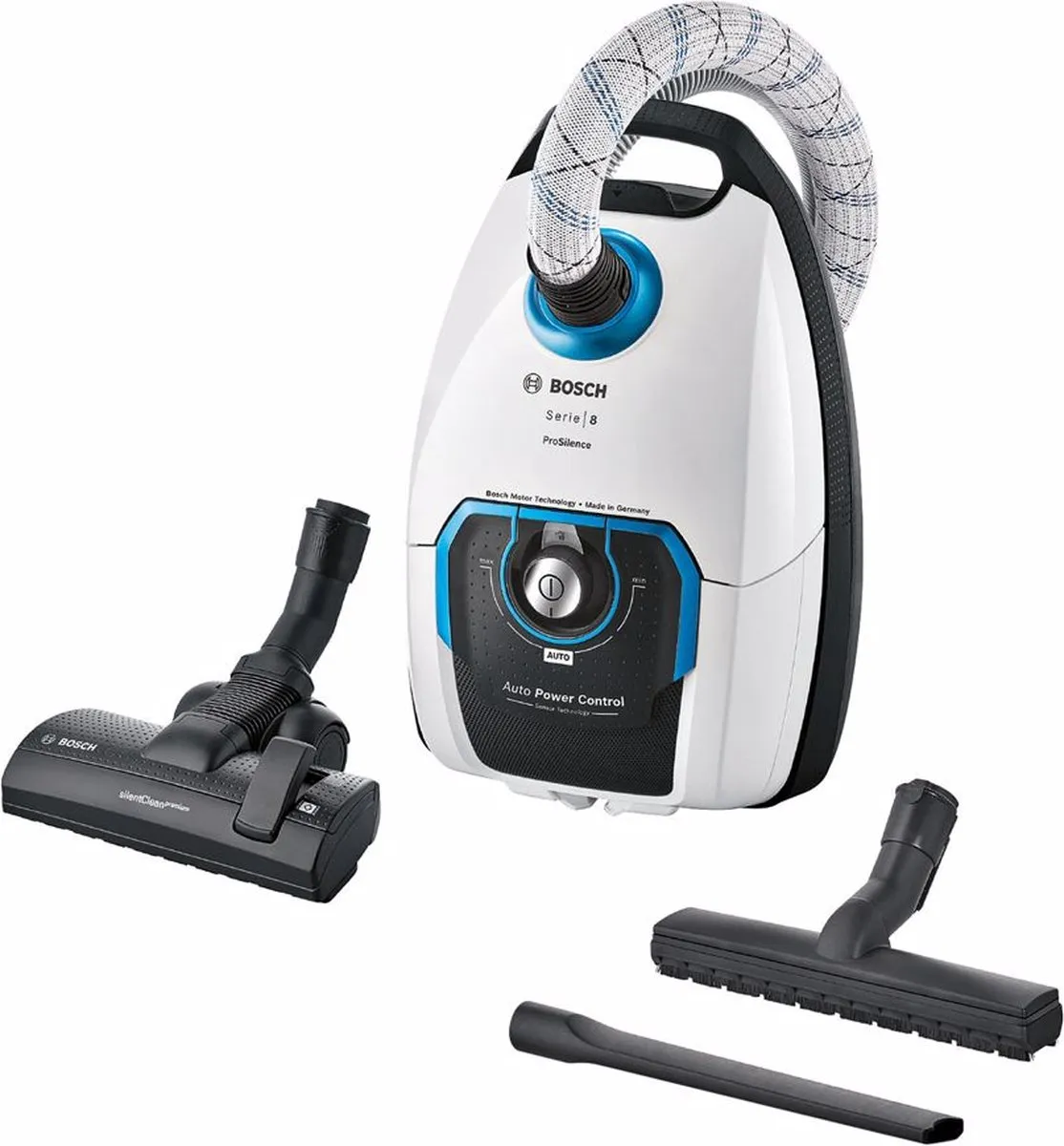 Bosch ProSilence BGL8SIL6 Stofzuiger met zak - Wit - afbeelding 6 van 6
