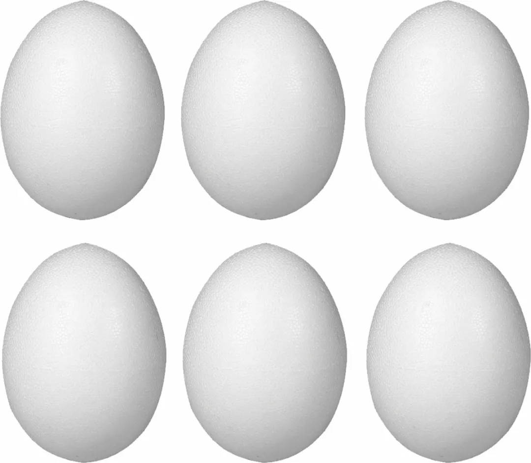 Rayher Hobby Piepschuim Eieren 6 Stuks