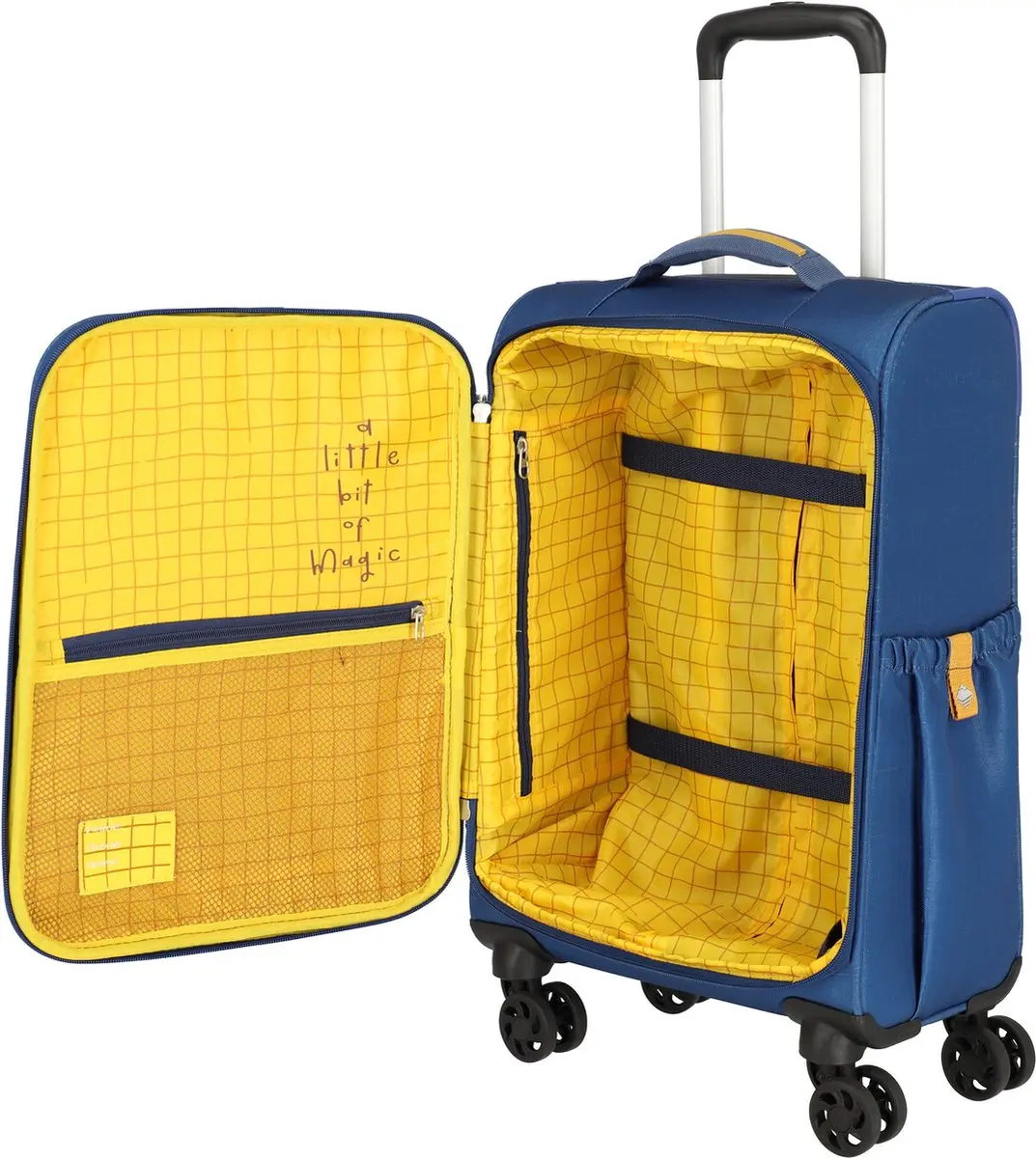 Travelite Minimover 4w Kinderkoffer Trolley - 36 liter - Blauw - afbeelding 4 van 6