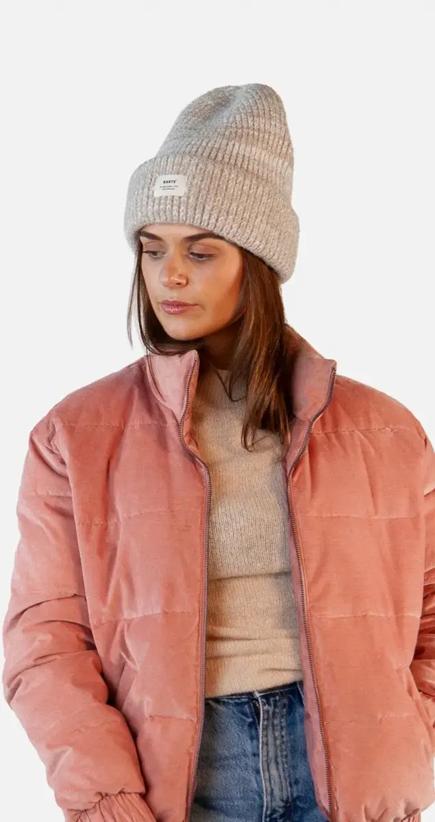 Barts Owlet Beanie Dames Muts - Lichtbruin - afbeelding 2 van 3