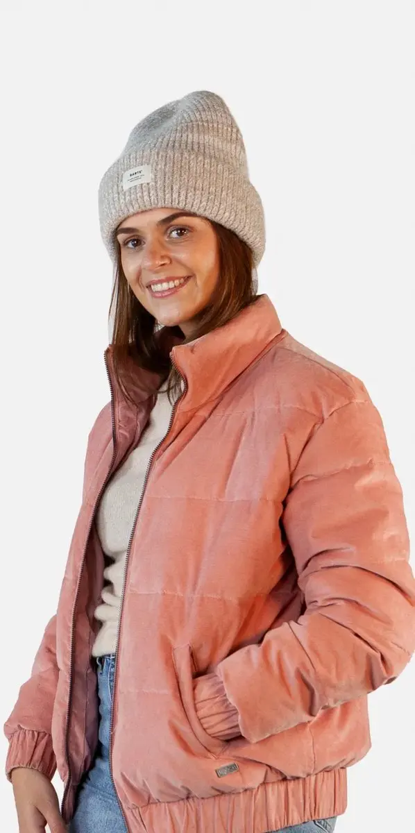 Barts Owlet Beanie Dames Muts - Lichtbruin - afbeelding 3 van 3