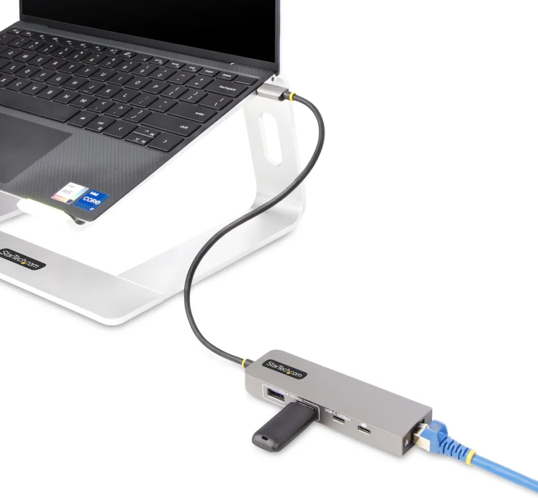 Startech 10G2A1C25EPD-USB-HUB USB-C Hub - 3 Poorten - Grijs