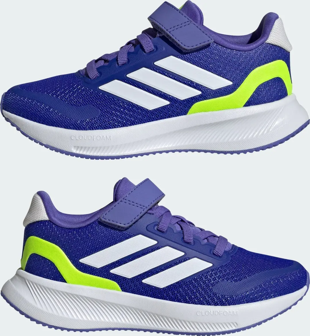 adidas Runfalcon 5 Kindertrainers - Blauw - Maat 28 - afbeelding 6 van 6