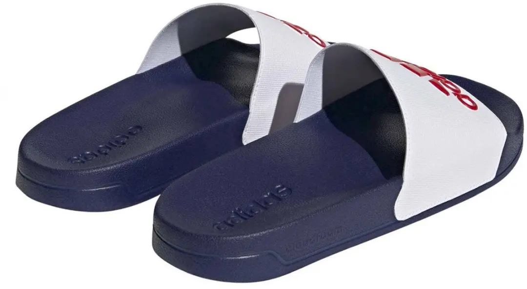 adidas adilette Shower Badslippers Dames - Wit - afbeelding 2 van 6
