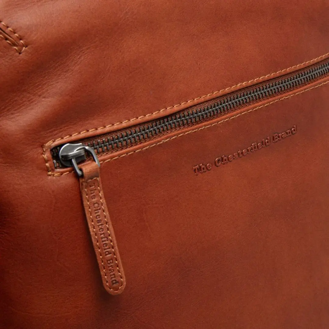 Chesterfield Filmore Laptoprugzak 15 inch - Cognac - afbeelding 4 van 6