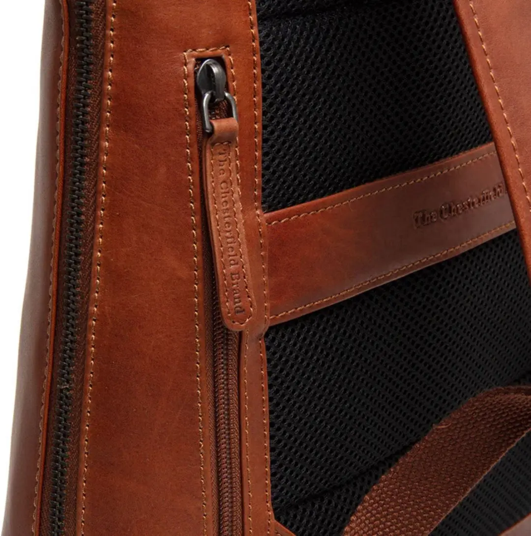 Chesterfield Filmore Laptoprugzak 15 inch - Cognac - afbeelding 2 van 6