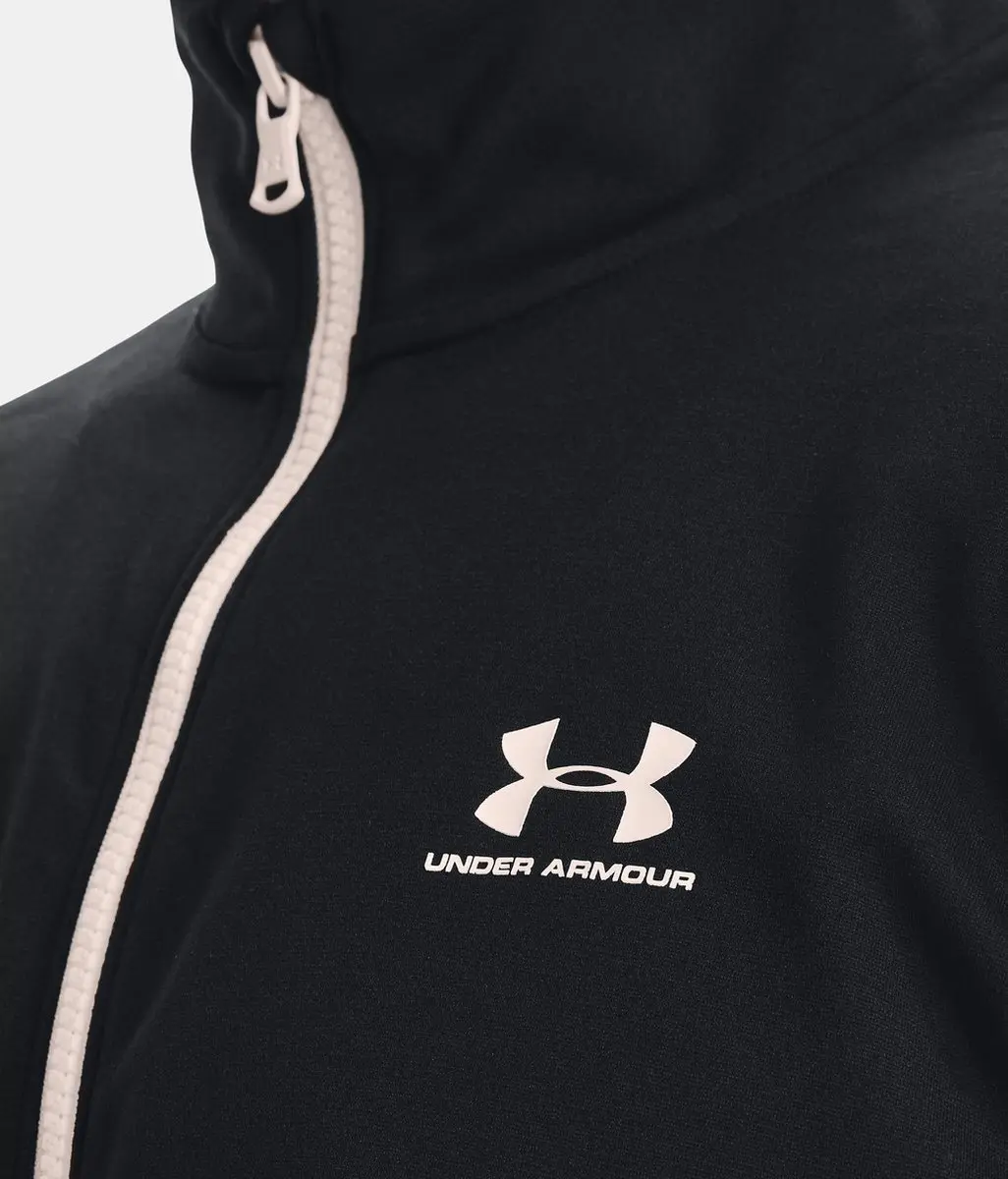 Under Armour Sportstyle Tricot Jacket Heren - Zwart - afbeelding 5 van 6