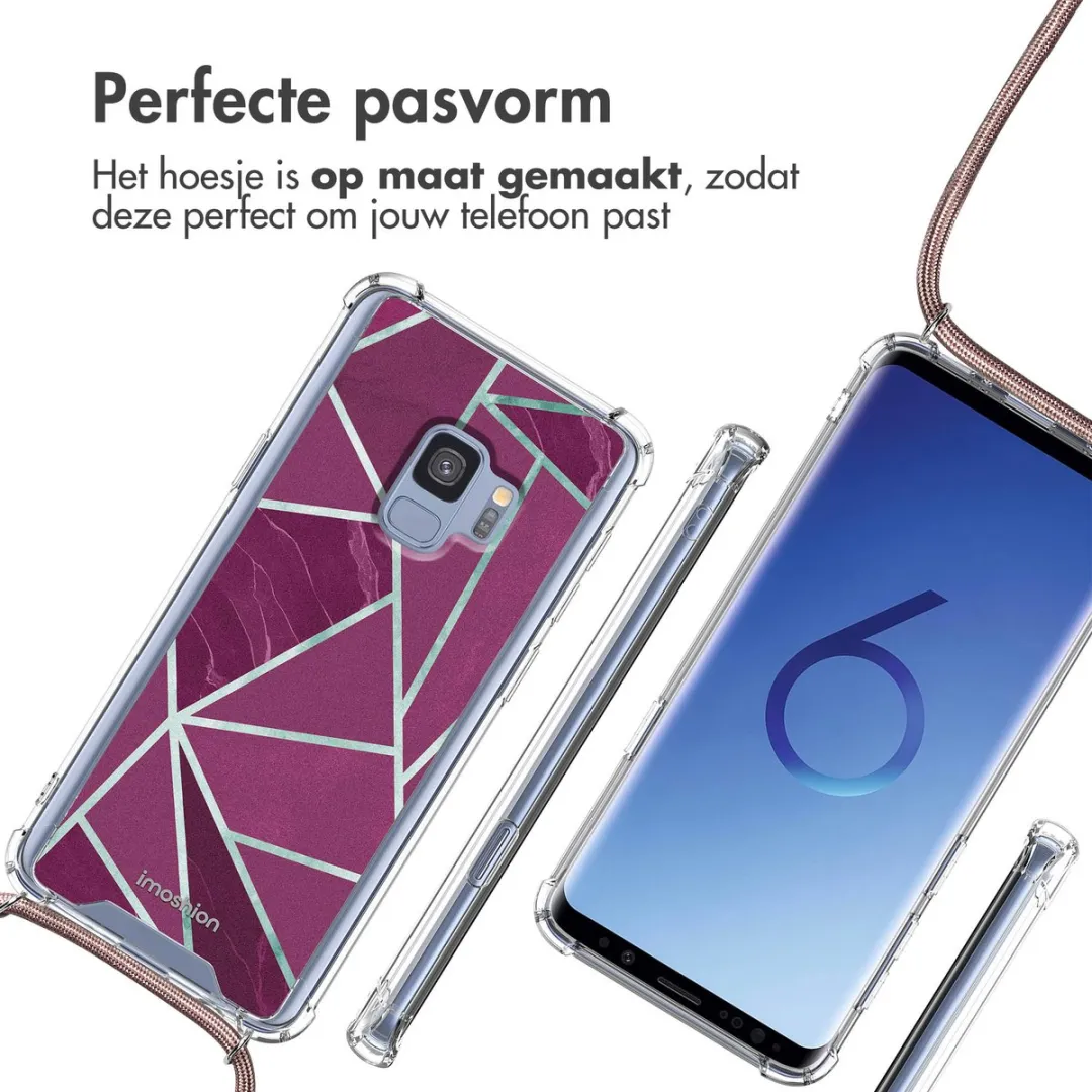 Imoshion Hoesje Samsung Galaxy S9 - Bordeaux Graphic