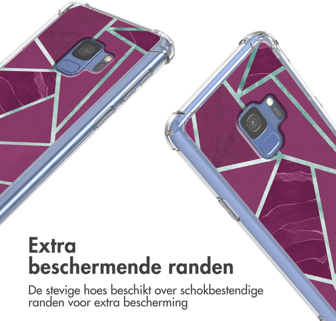 Imoshion Hoesje Samsung Galaxy S9 - Bordeaux Graphic
