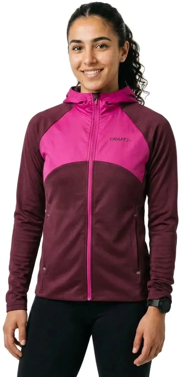 Craft ADV Essence Dames Trainingsjack - Roze/Paars - afbeelding 3 van 3