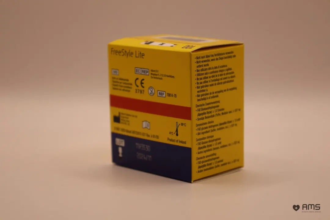 Abbott FreeStyle Lite Bloedglucoseteststrips 100 Stuks - afbeelding 5 van 6