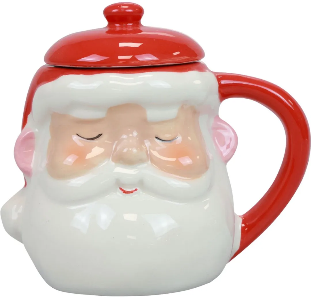 Kaemingk Kerstbeker Kerstman - Rood