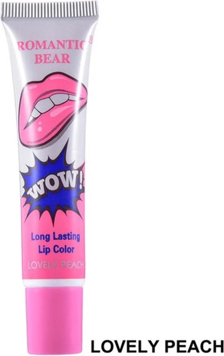 New Romantic Bear Peel Off Liquid Lipstick Waterproof