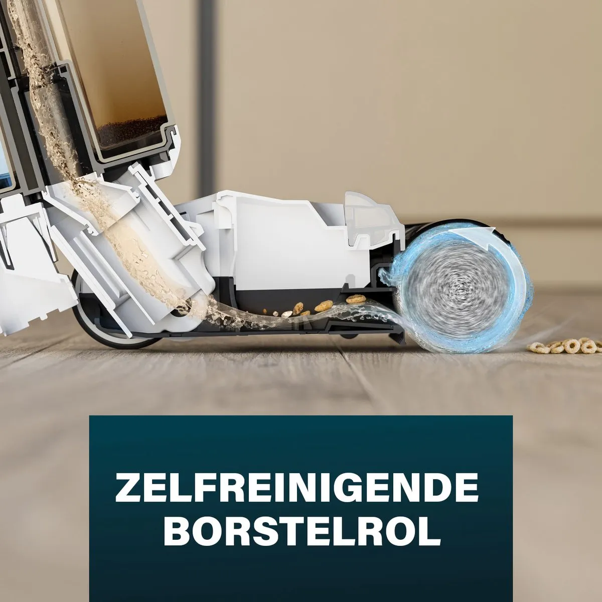 Princess 337010 AquaMotion Plus Vloerreiniger 4in1 - Draadloos - BLDC Motor - 25,9 V - Stofzuigt, wast en droogt tegelijkertijd - elektrische dweil - Reinigingsmachine - Floor washer - 50 min accuduur