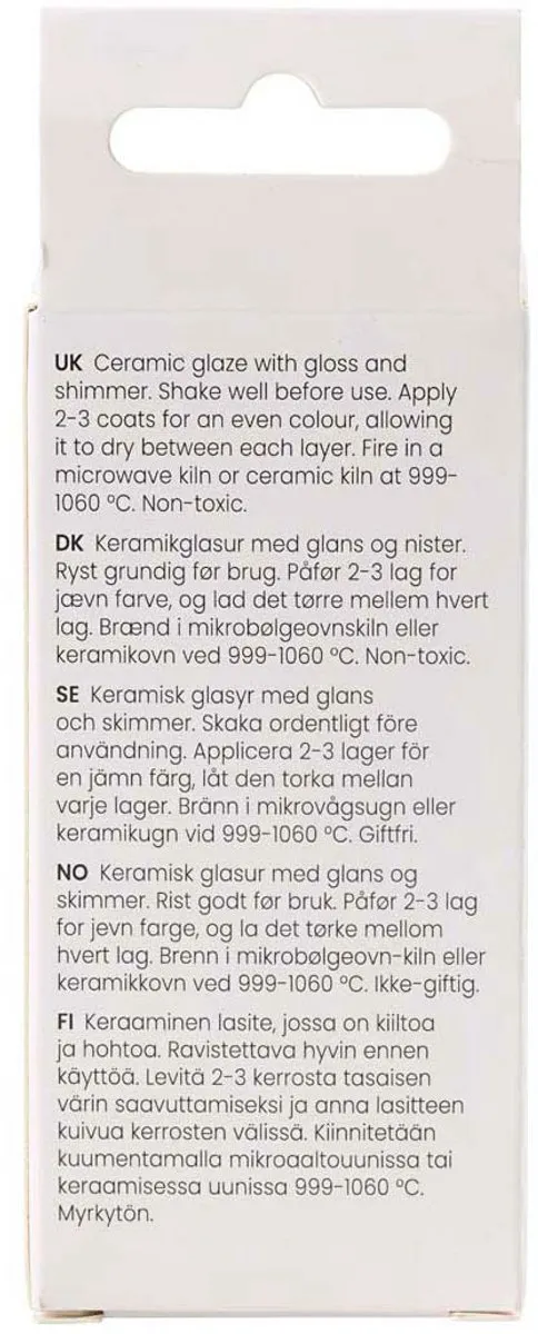 Creativ Company Keramiekglazuur Blue by You Spikkel - 60ml
