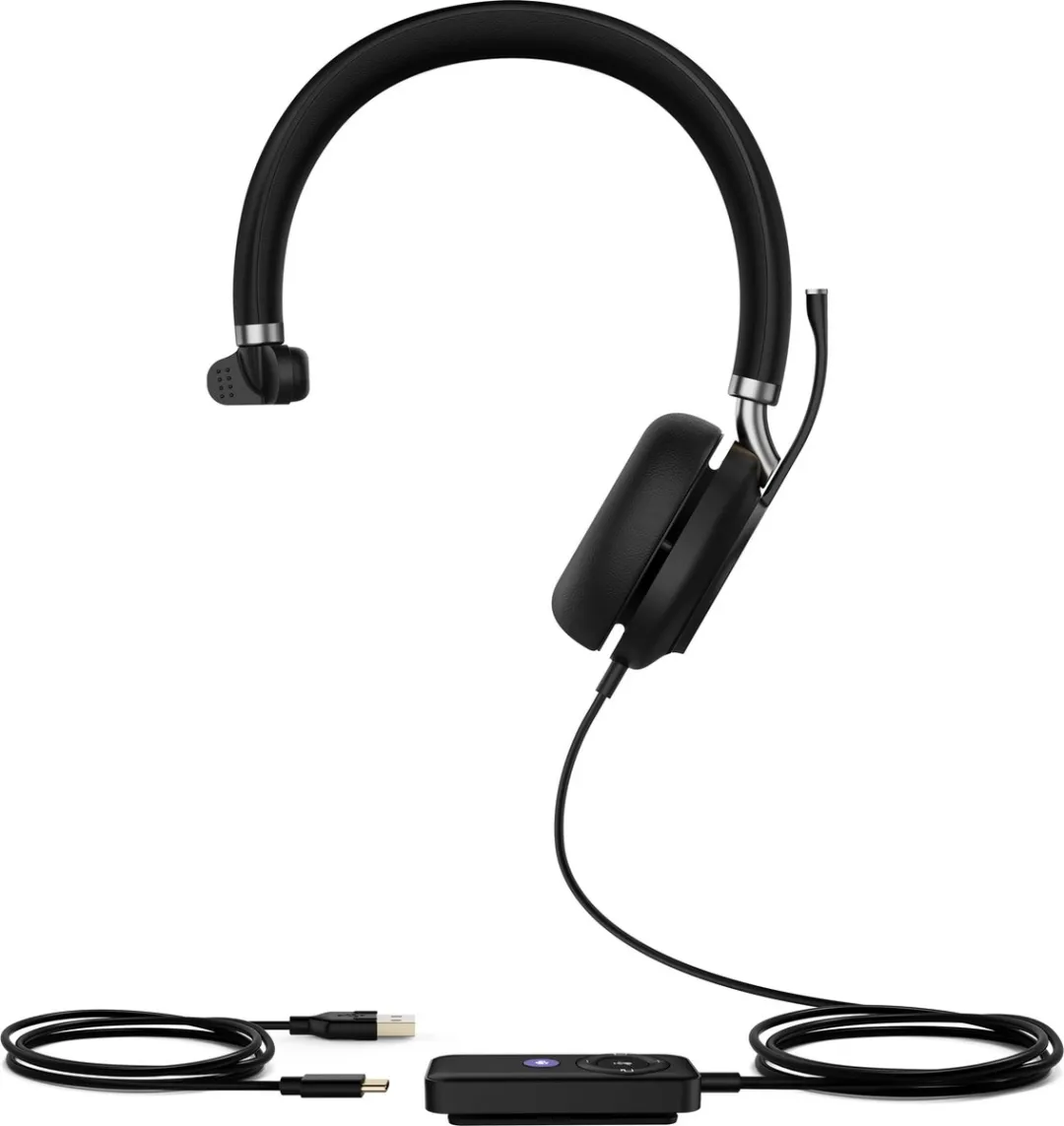 Yealink UH38 Teams Headset - Bedraad & Draadloos - Zwart