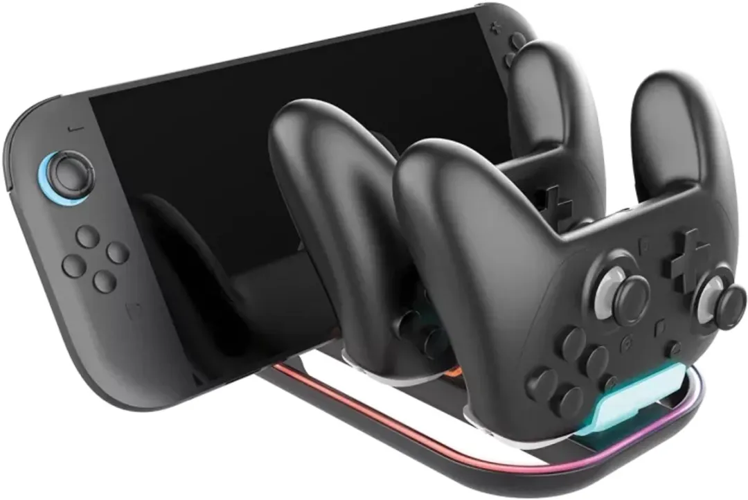 Nacon Tridock RGB Oplader Nintendo Switch 2