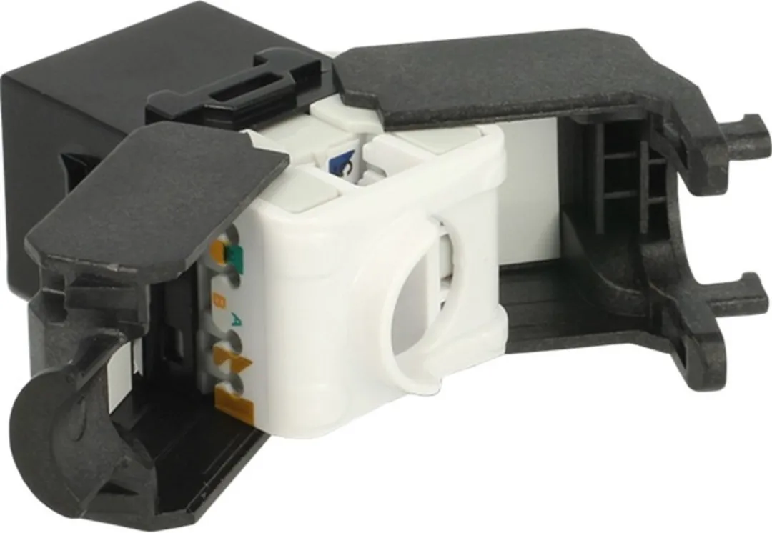 Delock Keystone Module RJ45 LSA Cat.6A - Zwart