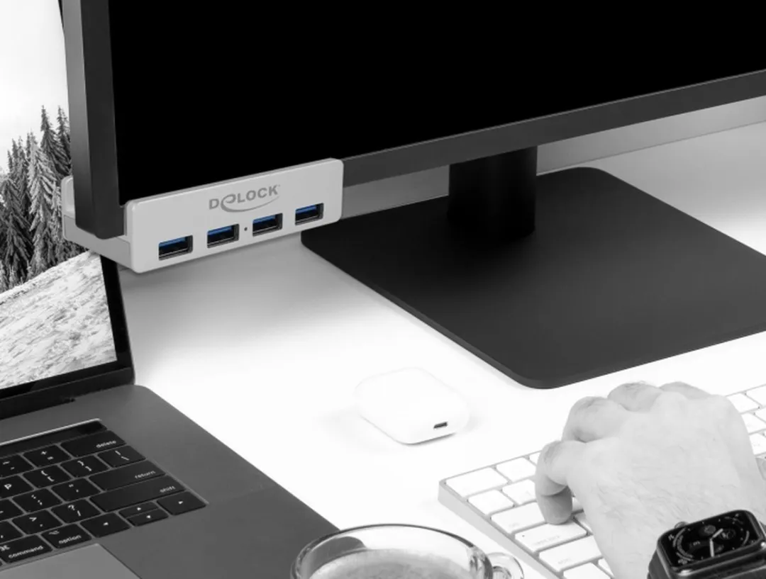 Delock USB 3.0 5-Poorts Hub 64046 - Zilver