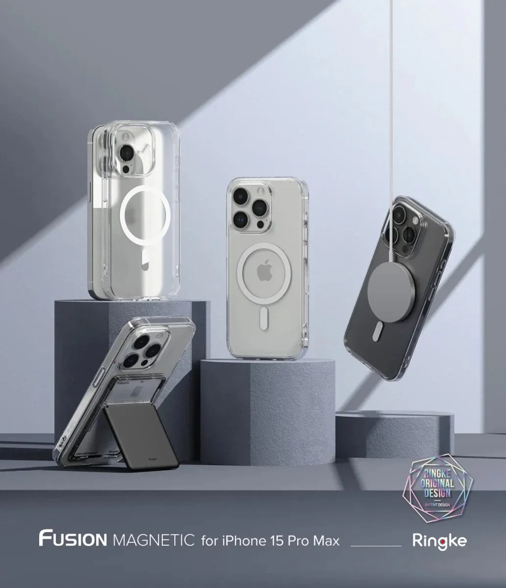 Ringke Fusion MagSafe Hoesje iPhone 15 Pro Max - Transparant