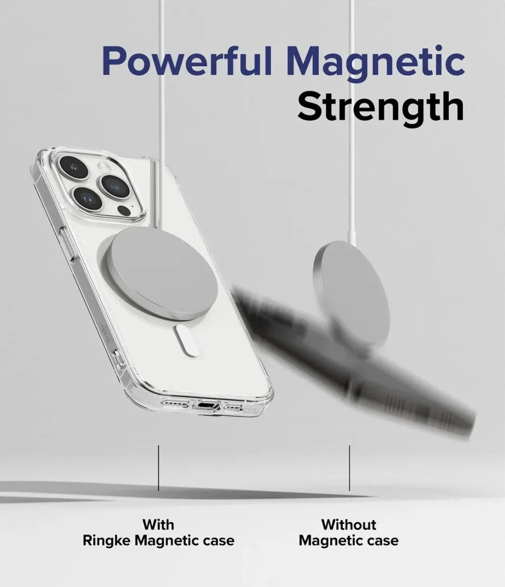 Ringke Fusion MagSafe Hoesje iPhone 15 Pro Max - Transparant - afbeelding 6 van 6