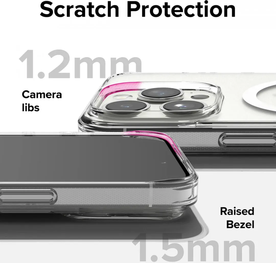 Ringke Fusion MagSafe Hoesje iPhone 15 Pro Max - Transparant