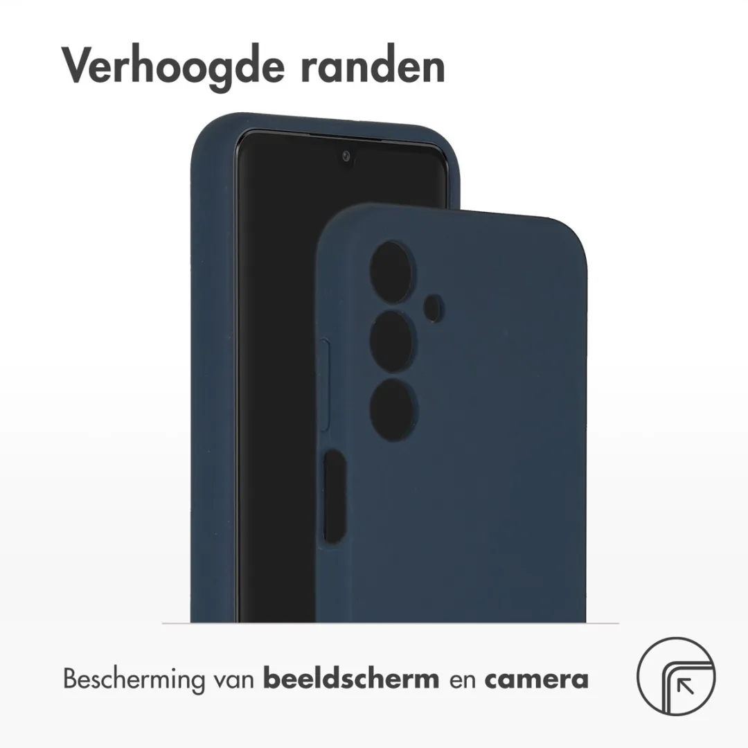 Accezz Hoesje Samsung Galaxy A25 - Donkerblauw