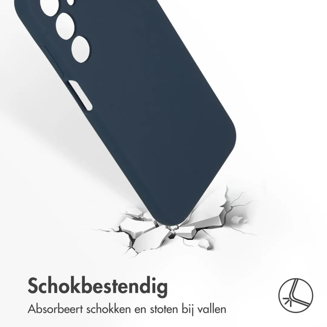 Accezz Hoesje Samsung Galaxy A25 - Donkerblauw