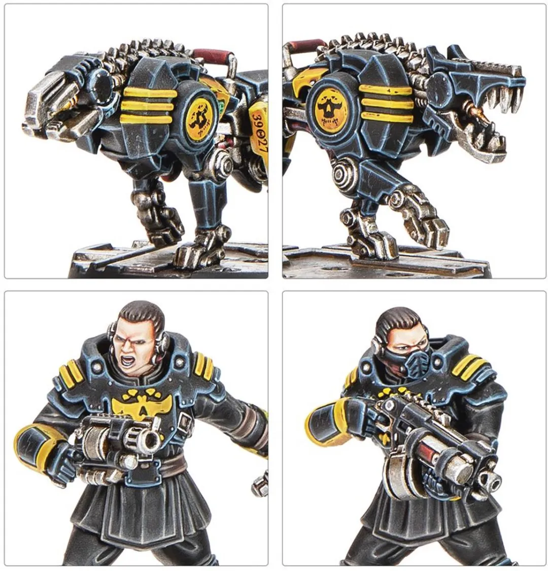 Games Workshop Necromunda Palanite Enforcer Captains & Sergeants 158-delig - afbeelding 6 van 6