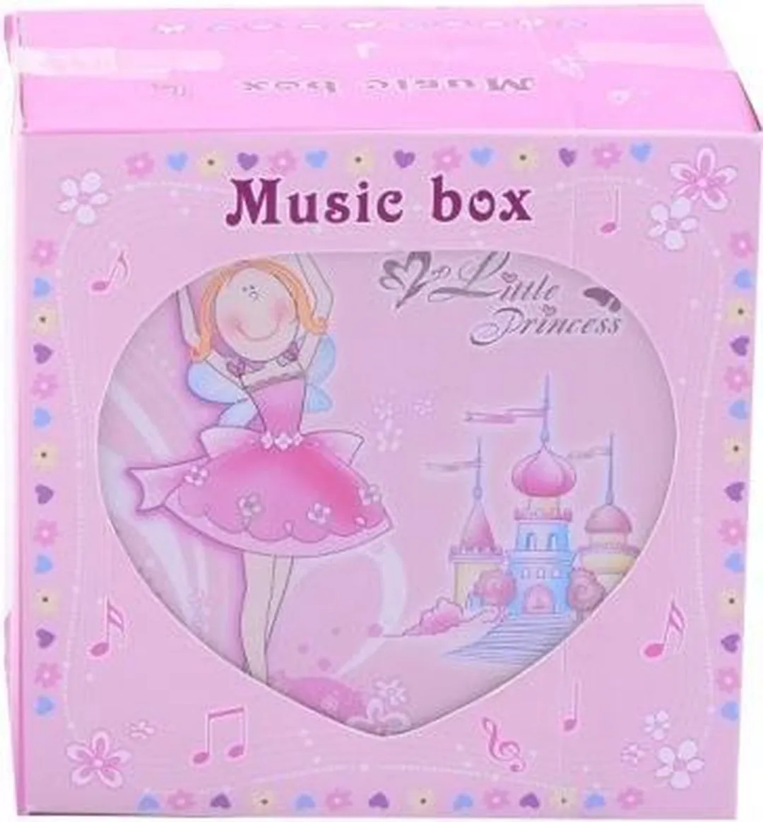 Johntoy Muziekdoos Ballerina - Roze