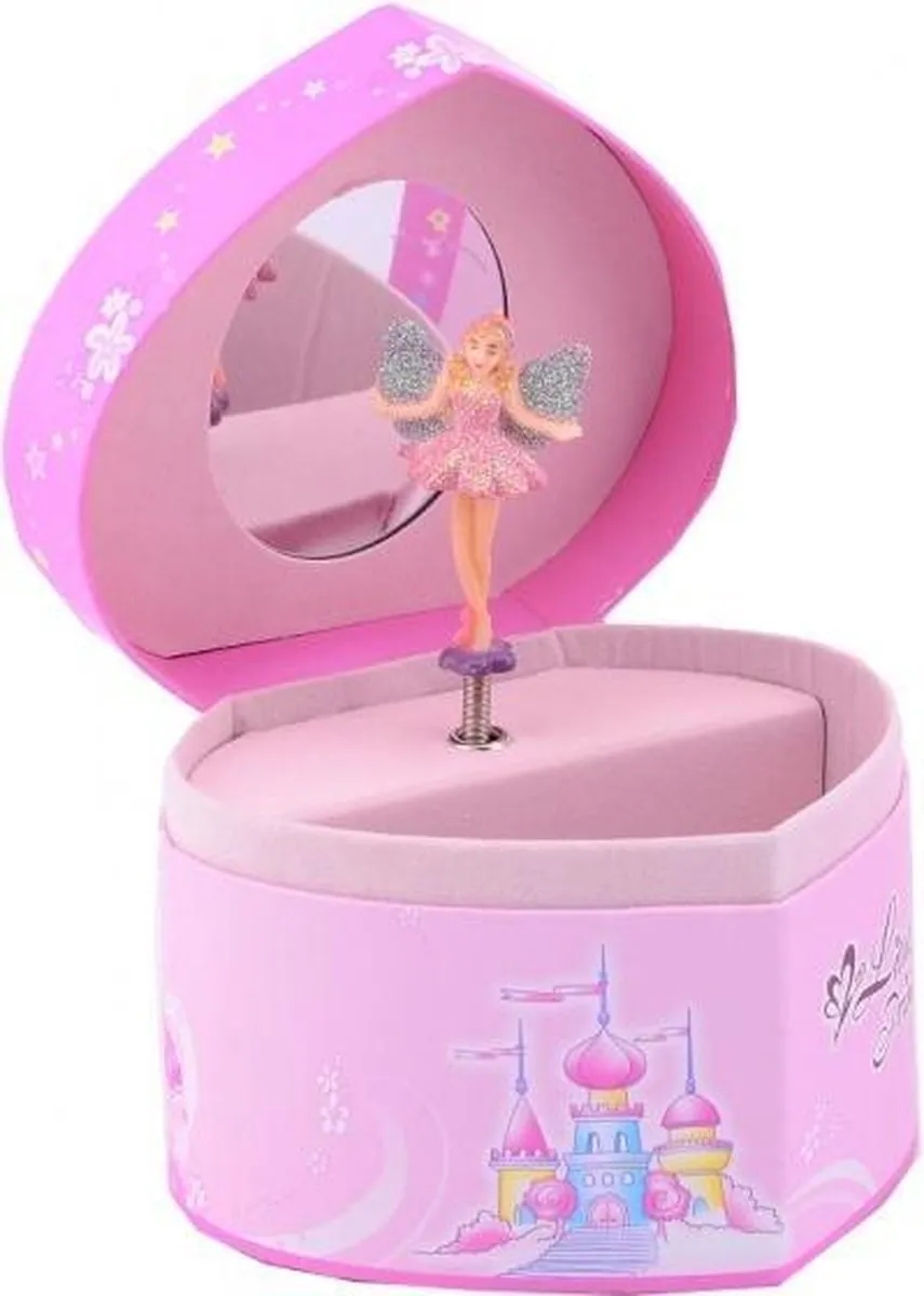 Johntoy Muziekdoos Ballerina - Roze