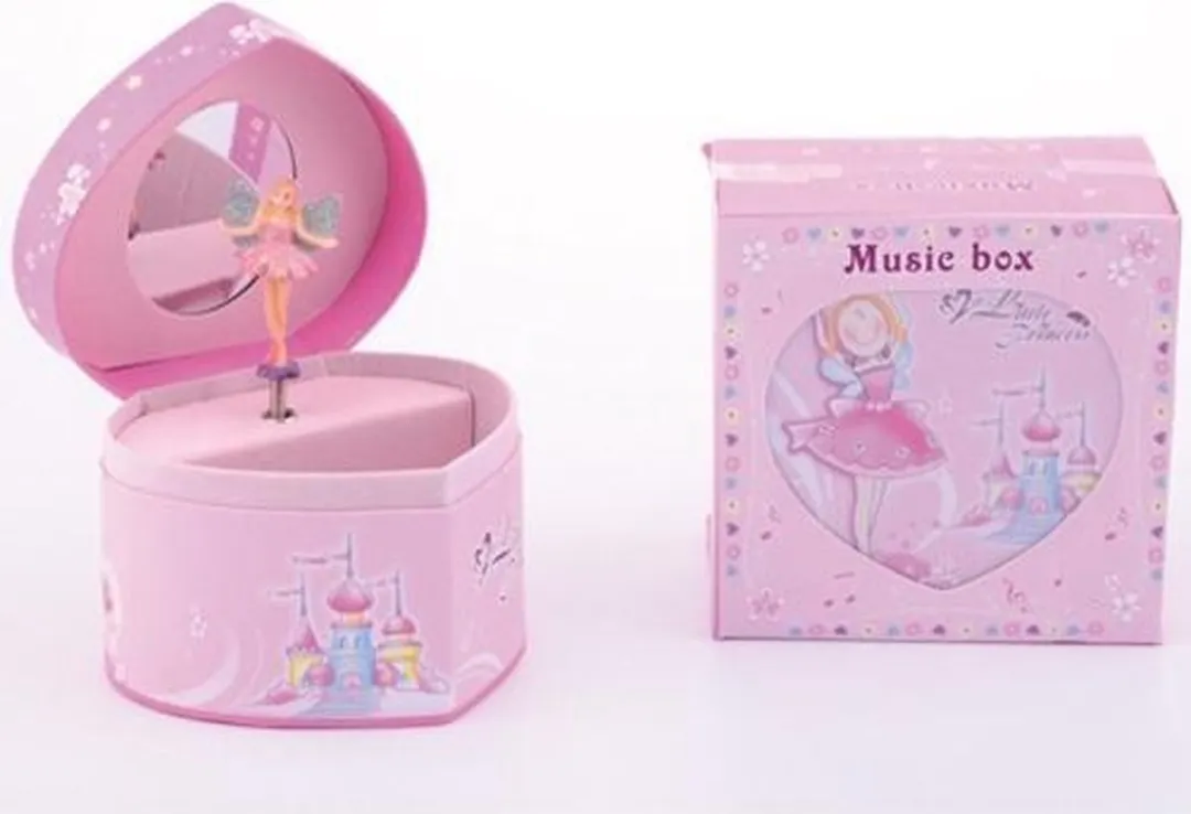 Johntoy Muziekdoos Ballerina - Roze