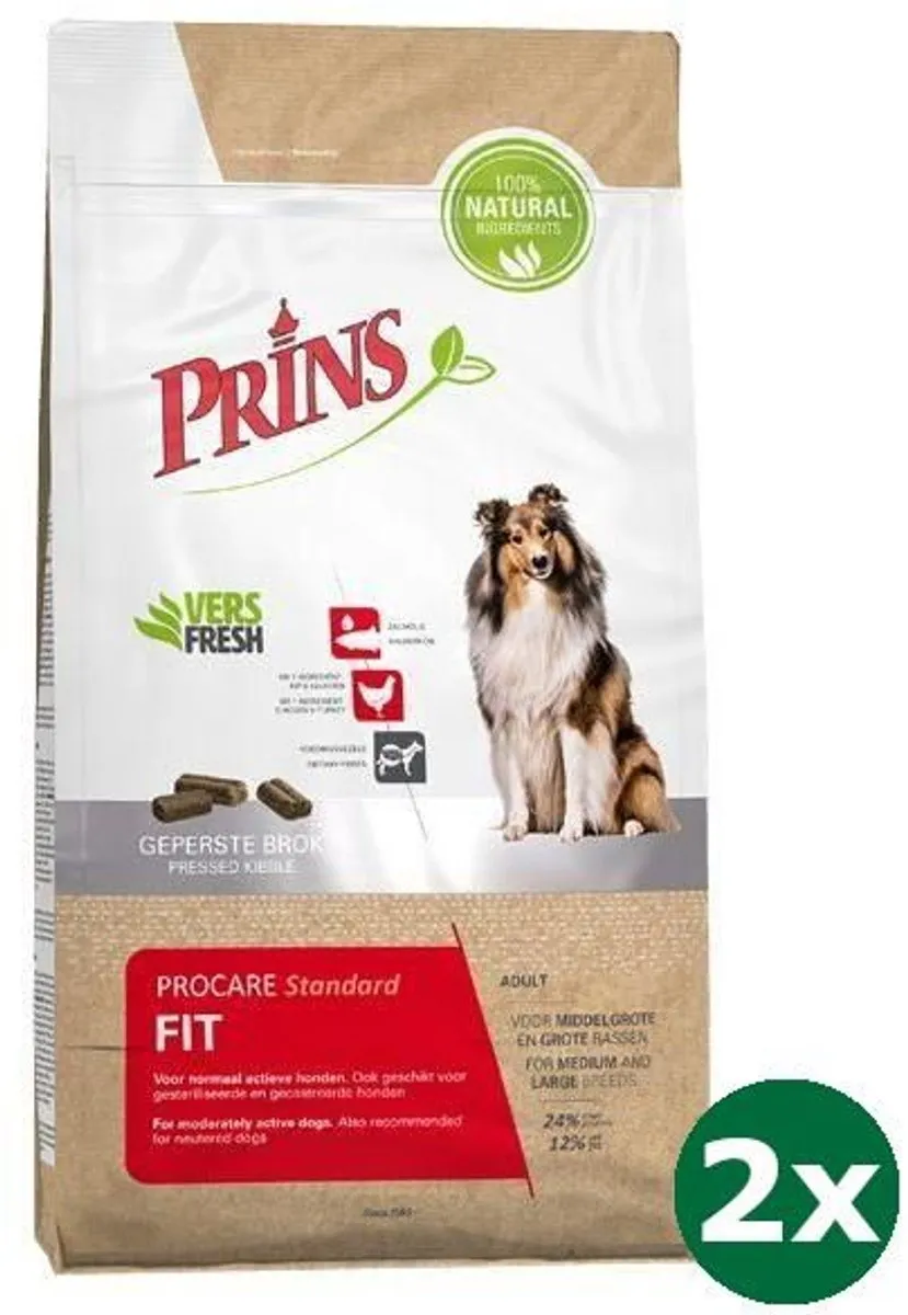 Prins ProCare Standaard-Fit Hondenvoer 3kg