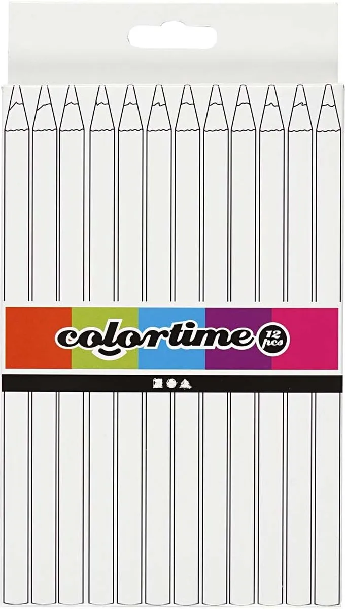 Colortime Kleurpotloden Beige Jumbo - 12 Stuks