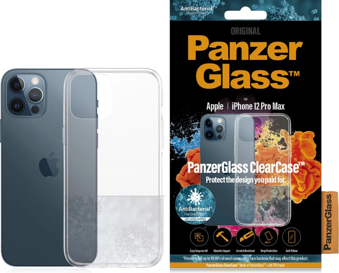 PanzerGlass ClearCase iPhone 12 Pro Max PZ-0250 - Transparant