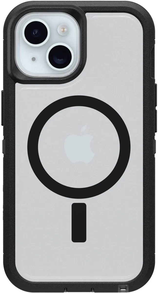OtterBox Defender XT Case 77-98196 - iPhone 13/14/15/16e - Transparant/Zwart