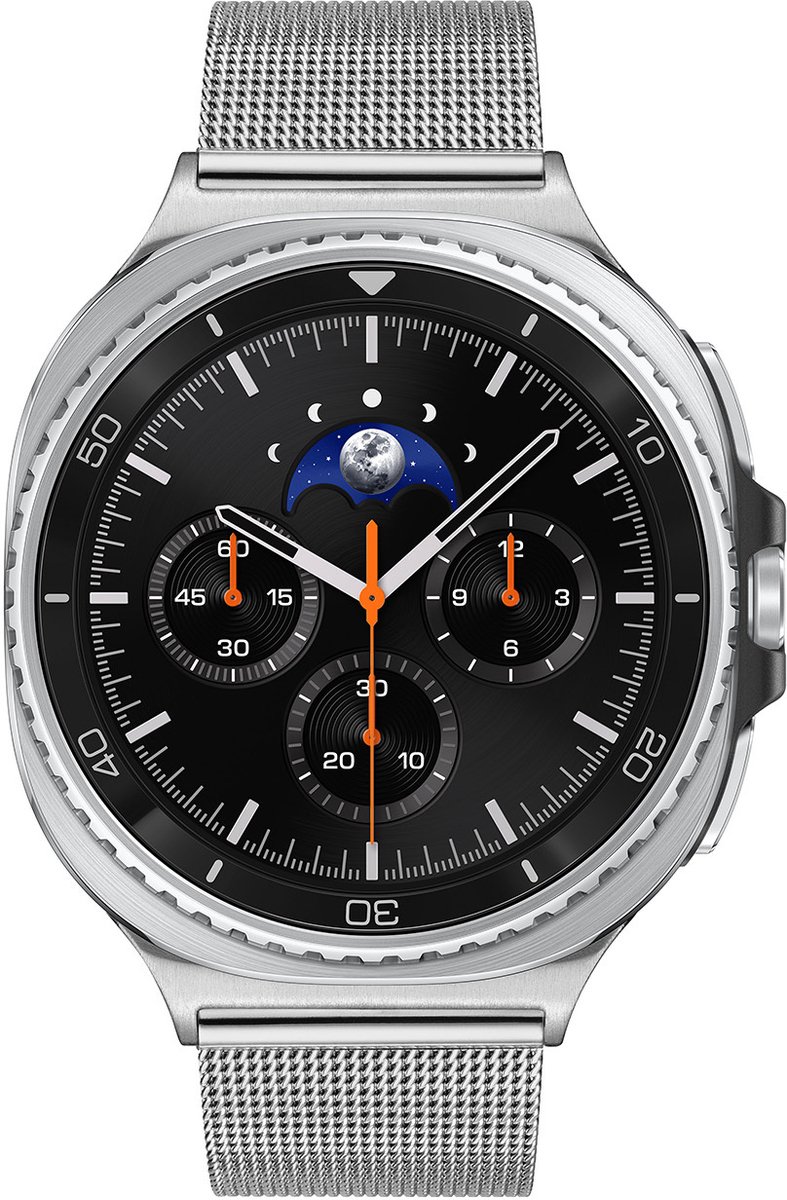 Samsung Special Edition Galaxy Watch 8 CLASSIC Zwart/Zilverkl Mesh 46mm