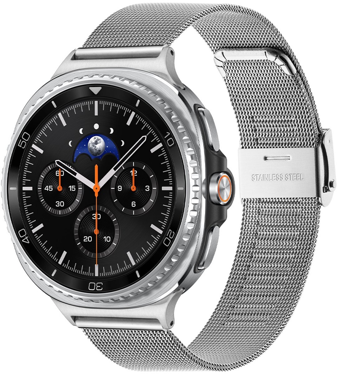 Samsung Special Edition Galaxy Watch 8 CLASSIC Zwart/Zilverkl Mesh 46mm