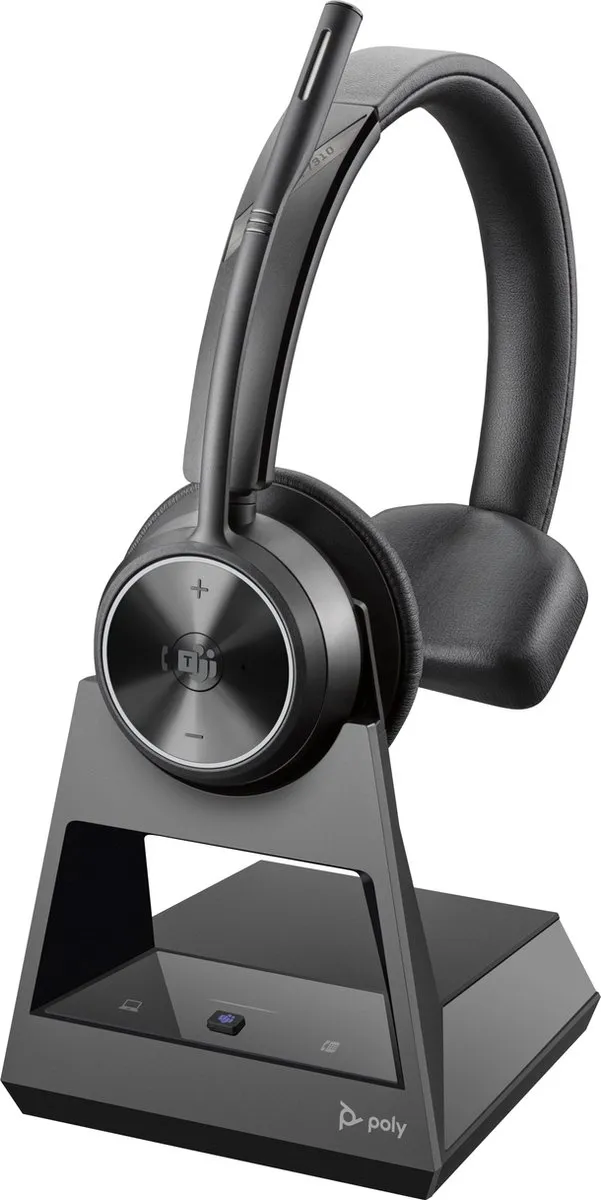 Poly Savi 7310 Headset - Draadloos - Zwart