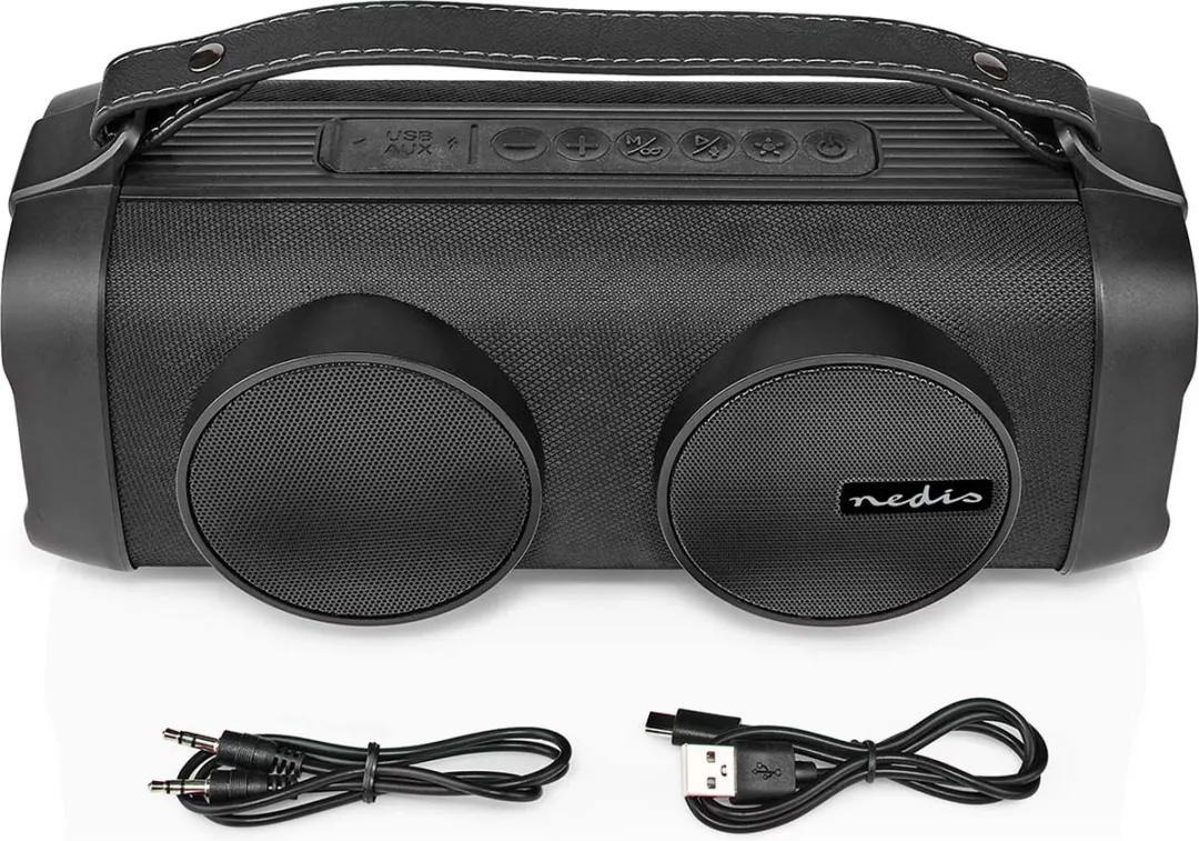 Nedis SPBB306 Bluetooth Partybox - 24W - Zwart